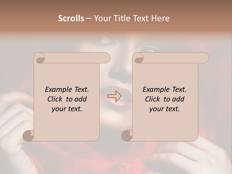 Persian Asian Clothing PowerPoint Template