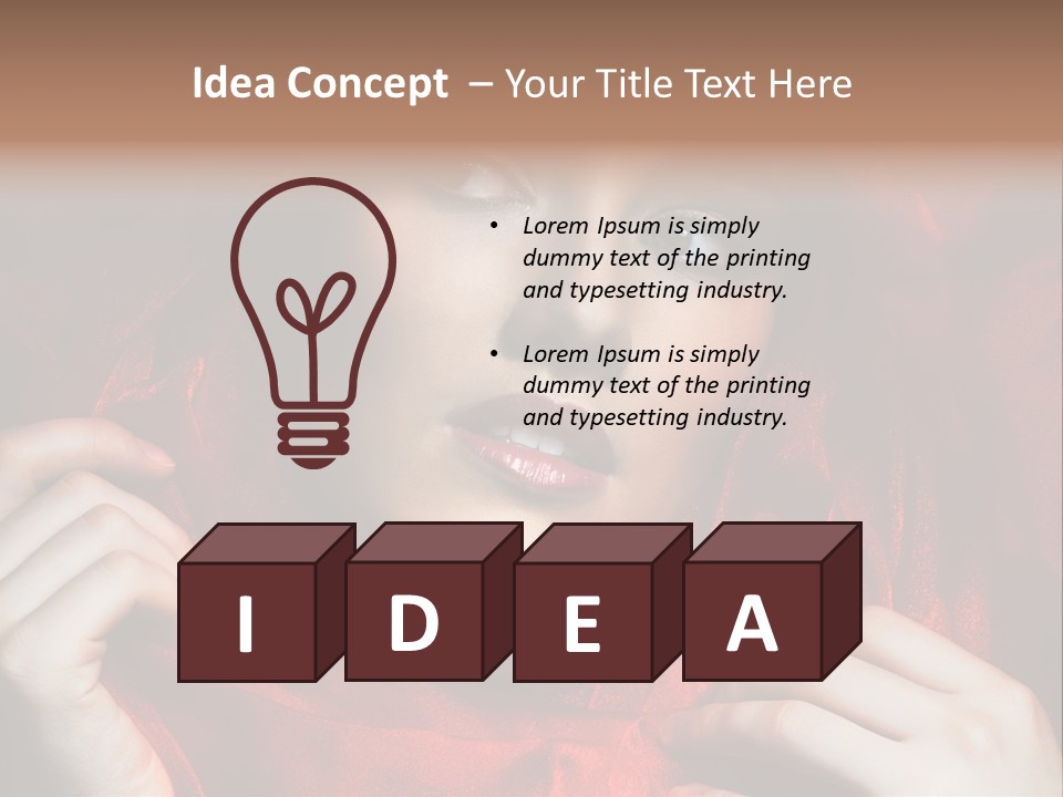 Persian Asian Clothing PowerPoint Template