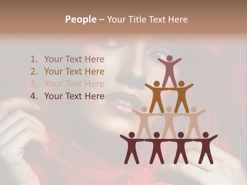 Persian Asian Clothing PowerPoint Template