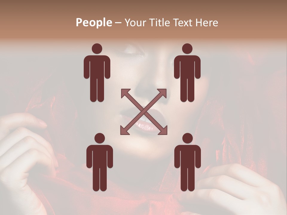 Persian Asian Clothing PowerPoint Template