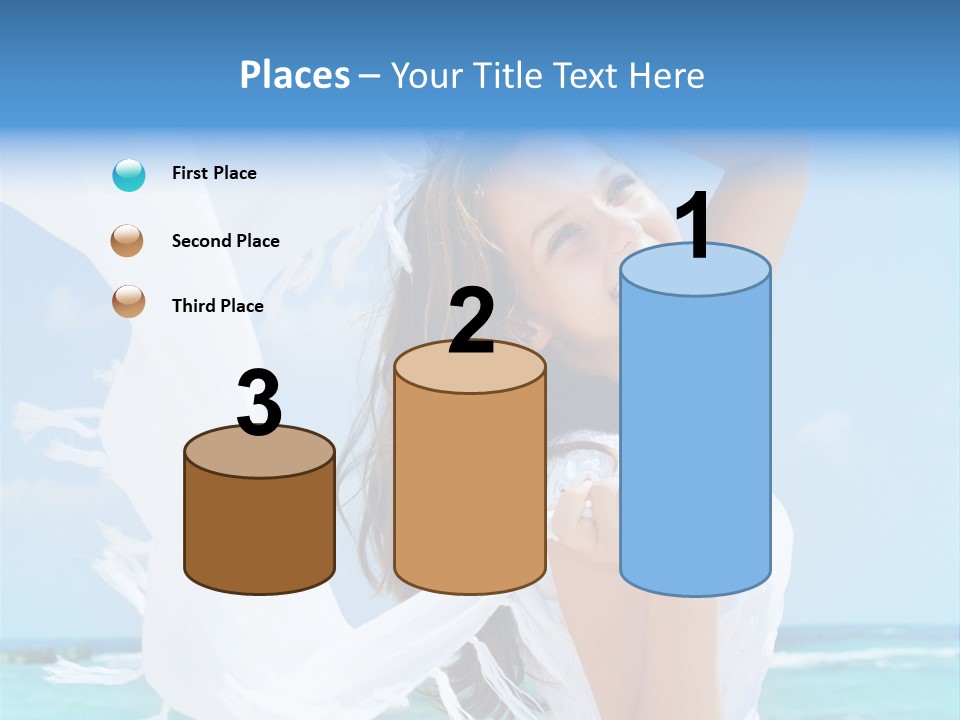 Beautiful Happy Sand PowerPoint Template