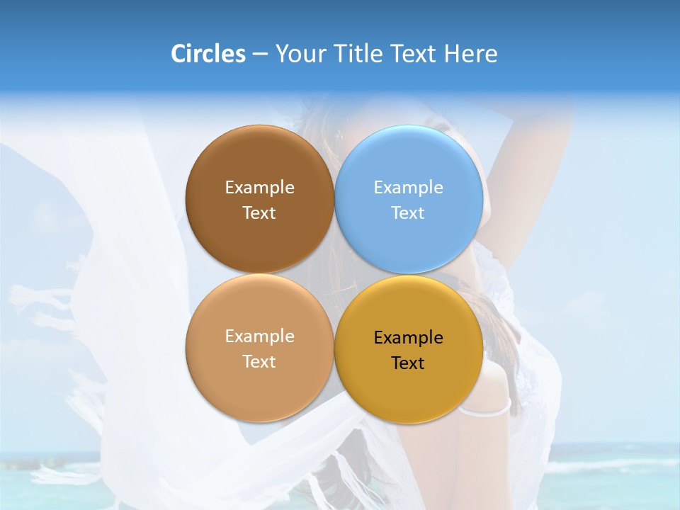 Beautiful Happy Sand PowerPoint Template
