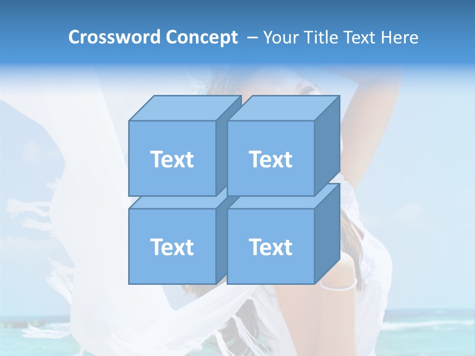 Beautiful Happy Sand PowerPoint Template