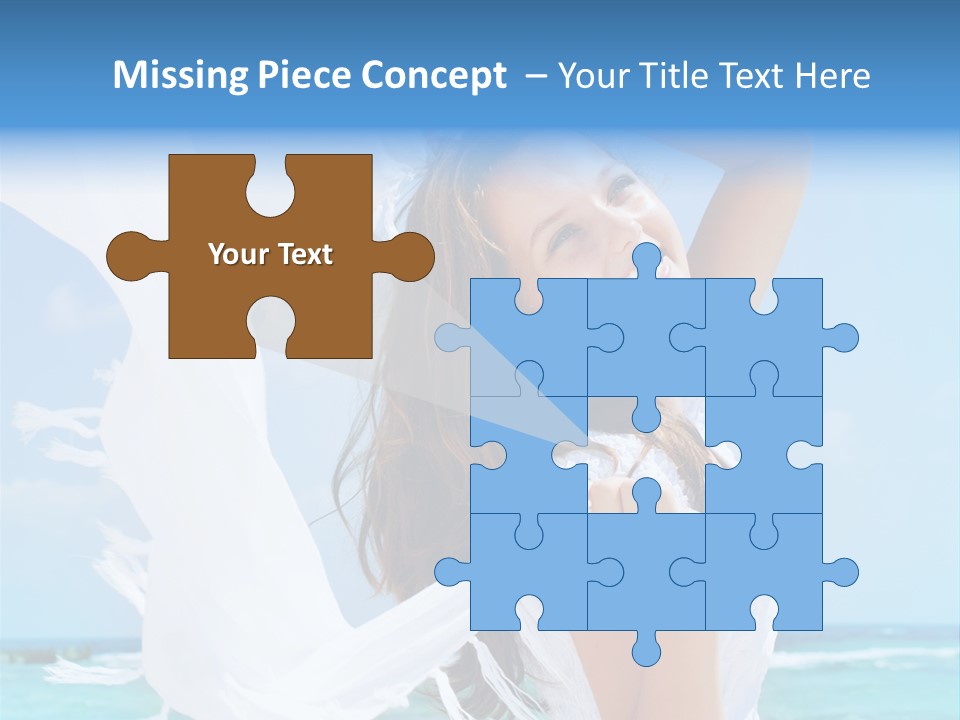 Beautiful Happy Sand PowerPoint Template