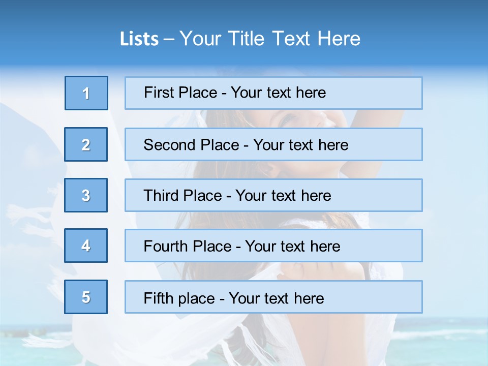 Beautiful Happy Sand PowerPoint Template