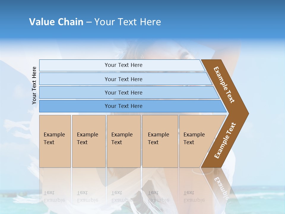 Beautiful Happy Sand PowerPoint Template