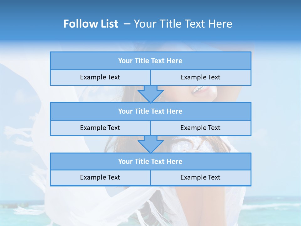 Beautiful Happy Sand PowerPoint Template