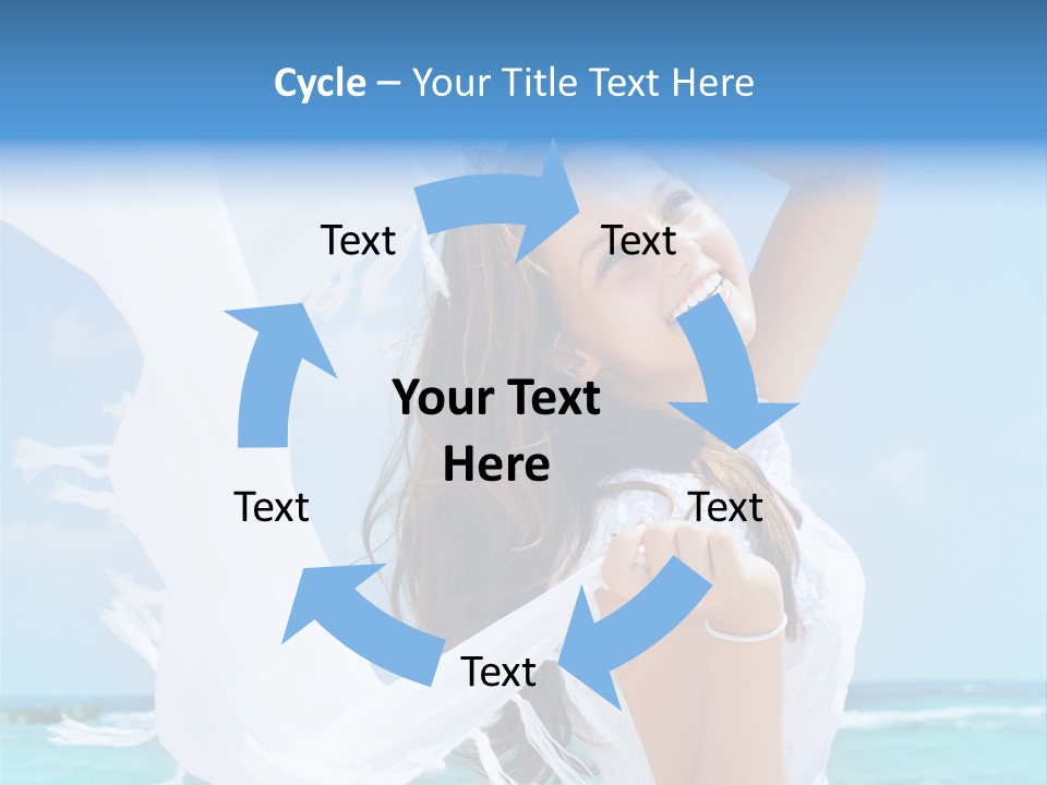 Beautiful Happy Sand PowerPoint Template