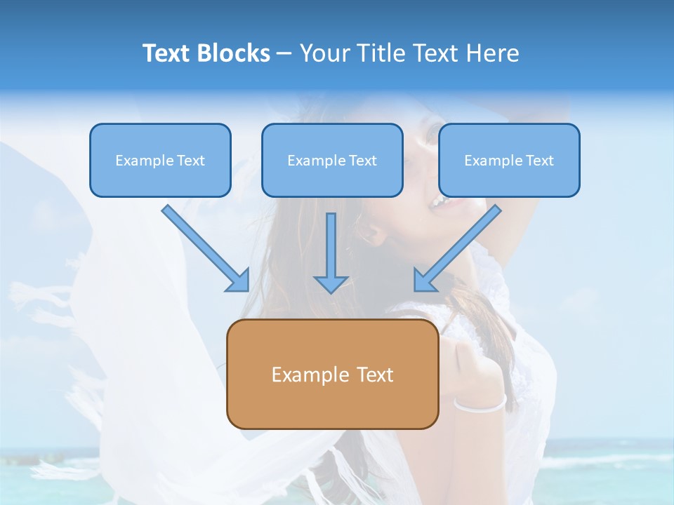 Beautiful Happy Sand PowerPoint Template