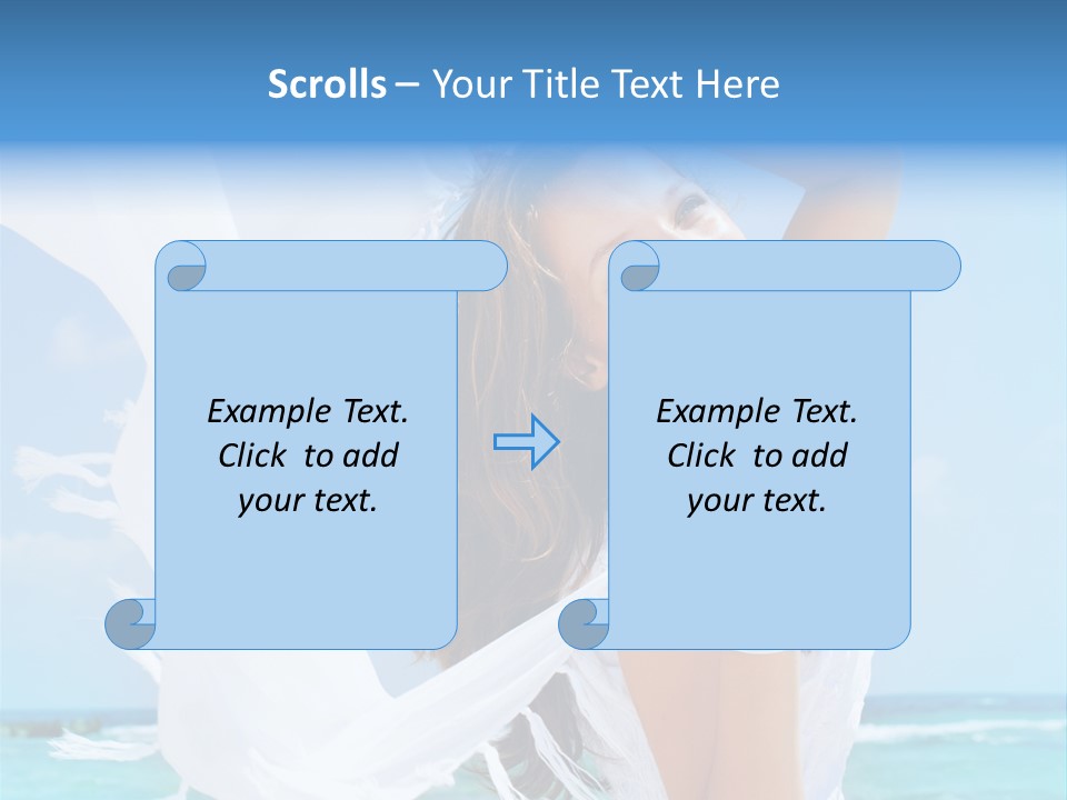 Beautiful Happy Sand PowerPoint Template
