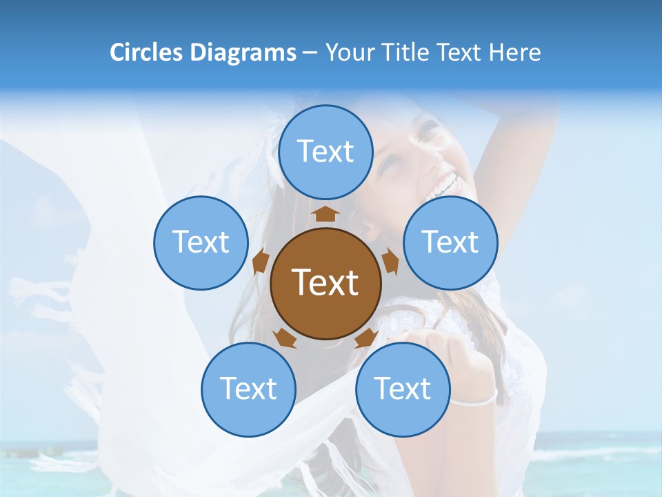 Beautiful Happy Sand PowerPoint Template