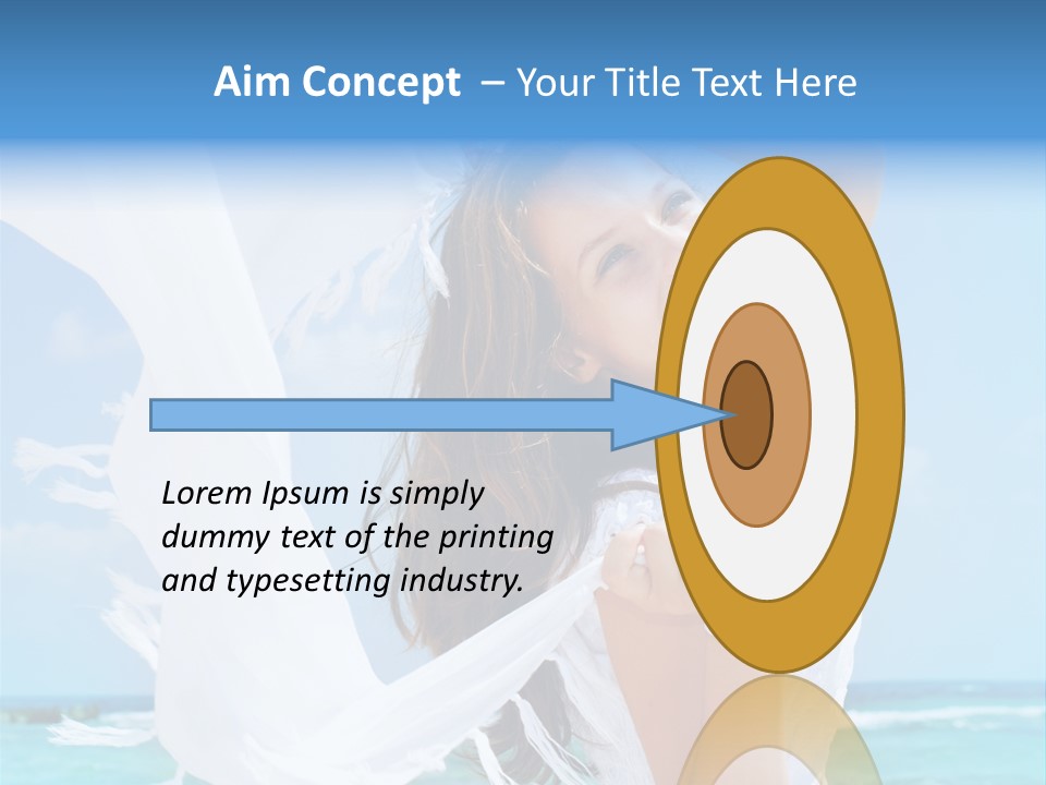 Beautiful Happy Sand PowerPoint Template