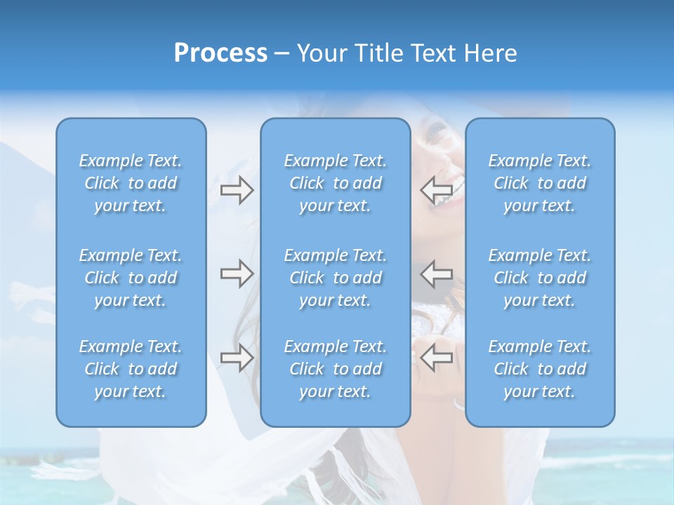 Beautiful Happy Sand PowerPoint Template