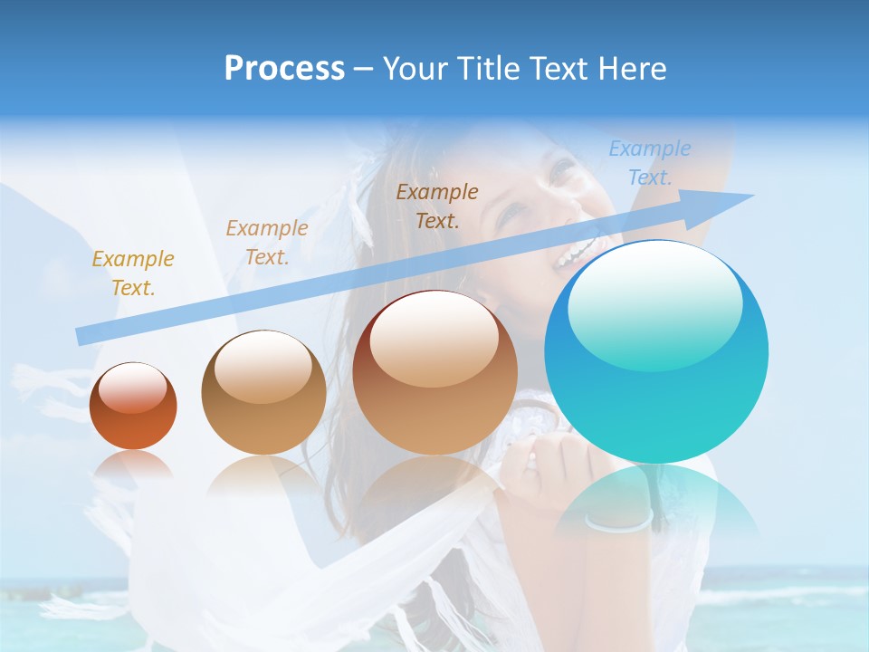 Beautiful Happy Sand PowerPoint Template