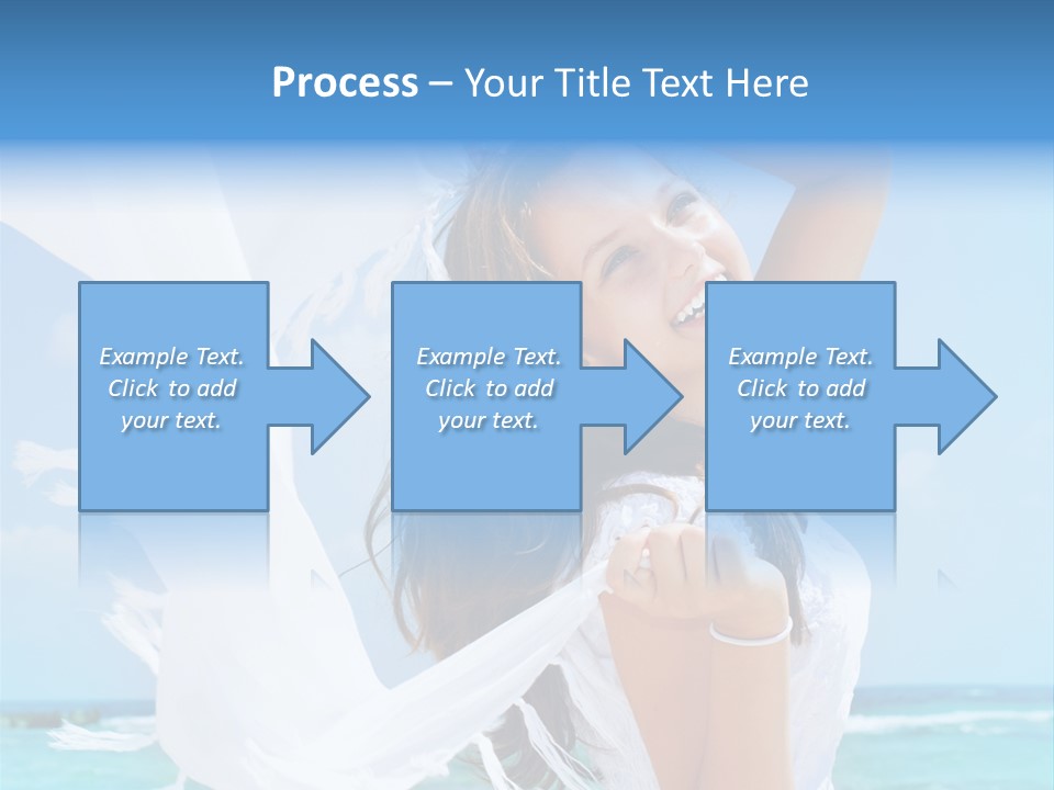 Beautiful Happy Sand PowerPoint Template