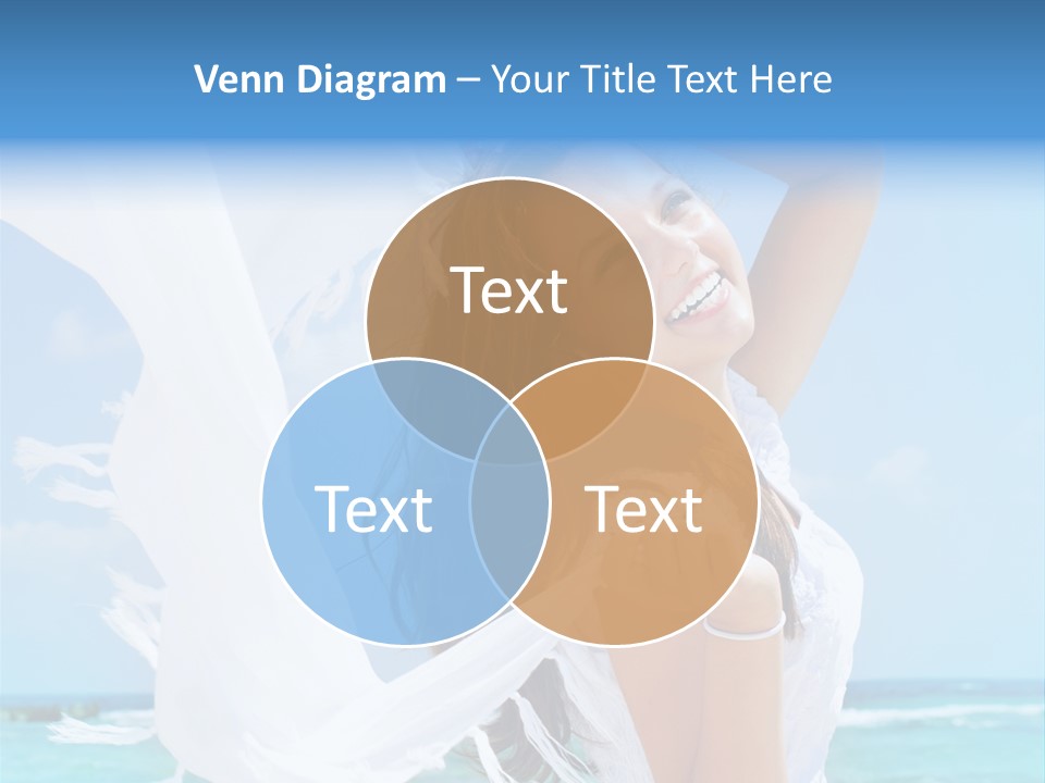 Beautiful Happy Sand PowerPoint Template