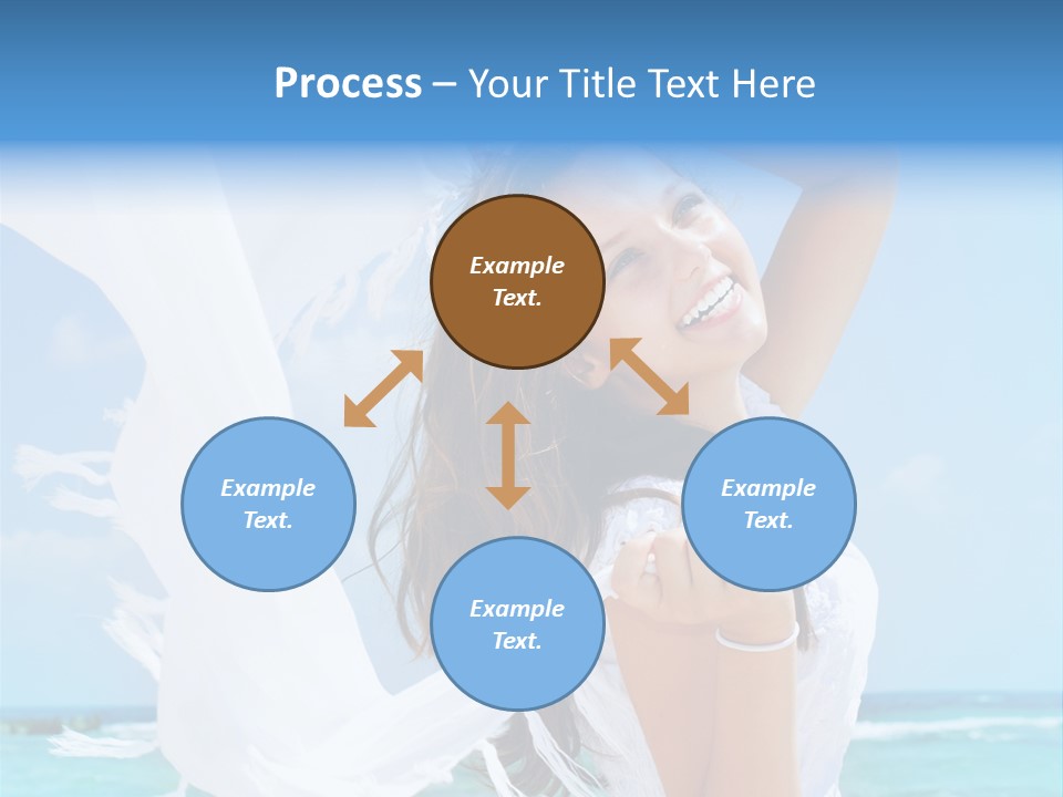 Beautiful Happy Sand PowerPoint Template