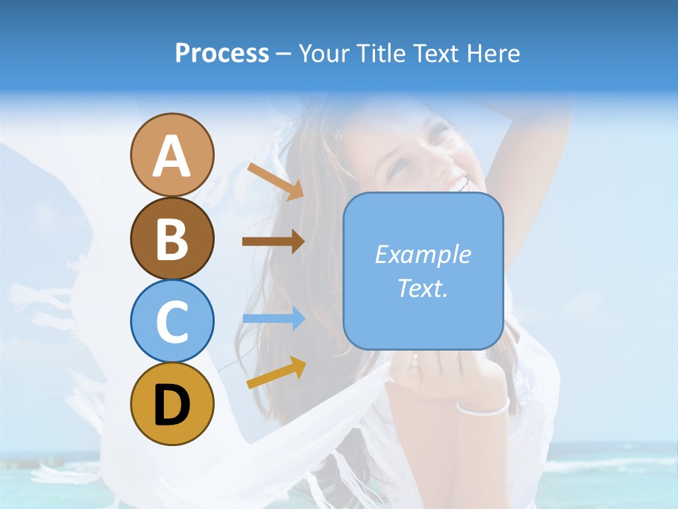 Beautiful Happy Sand PowerPoint Template