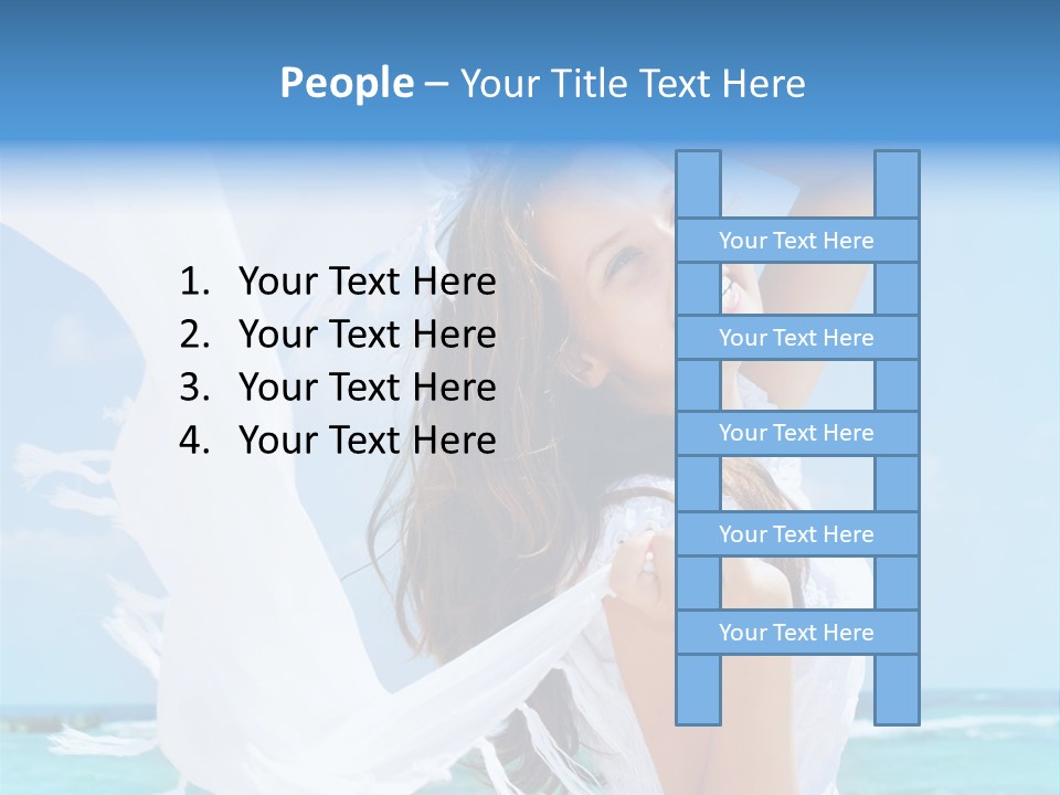 Beautiful Happy Sand PowerPoint Template
