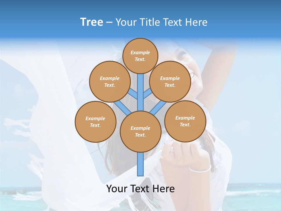 Beautiful Happy Sand PowerPoint Template