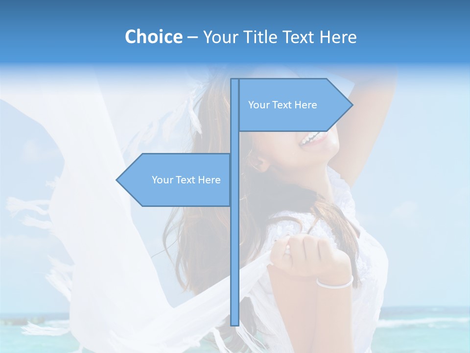 Beautiful Happy Sand PowerPoint Template