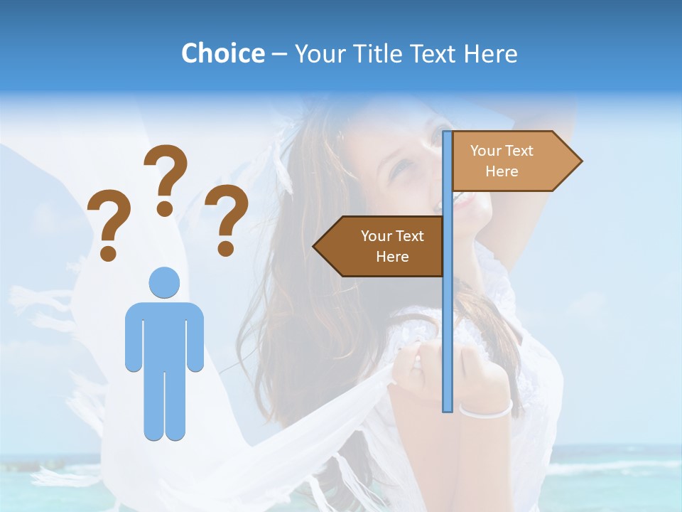 Beautiful Happy Sand PowerPoint Template