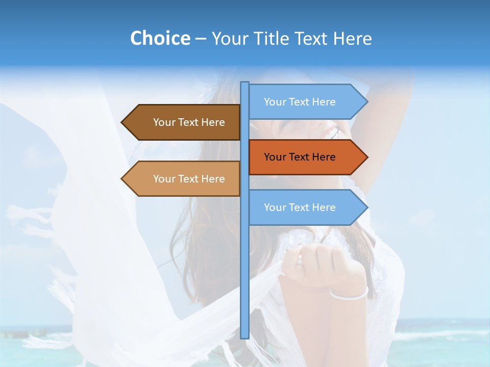 Beautiful Happy Sand PowerPoint Template