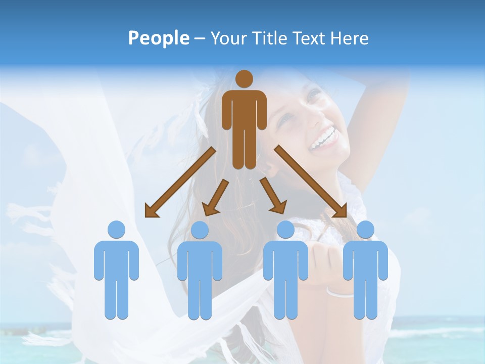 Beautiful Happy Sand PowerPoint Template