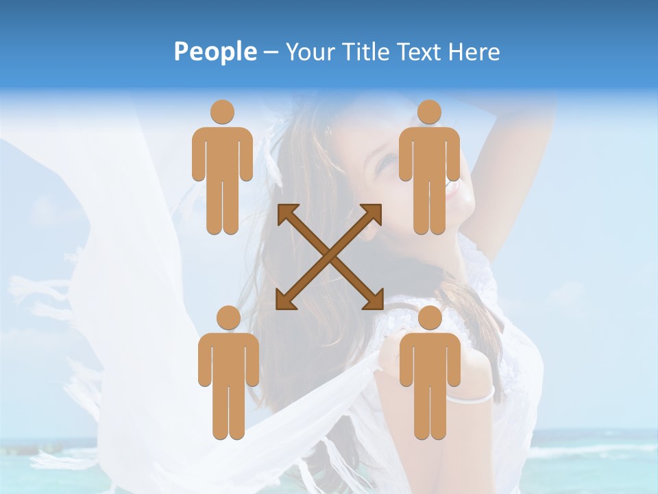 Beautiful Happy Sand PowerPoint Template