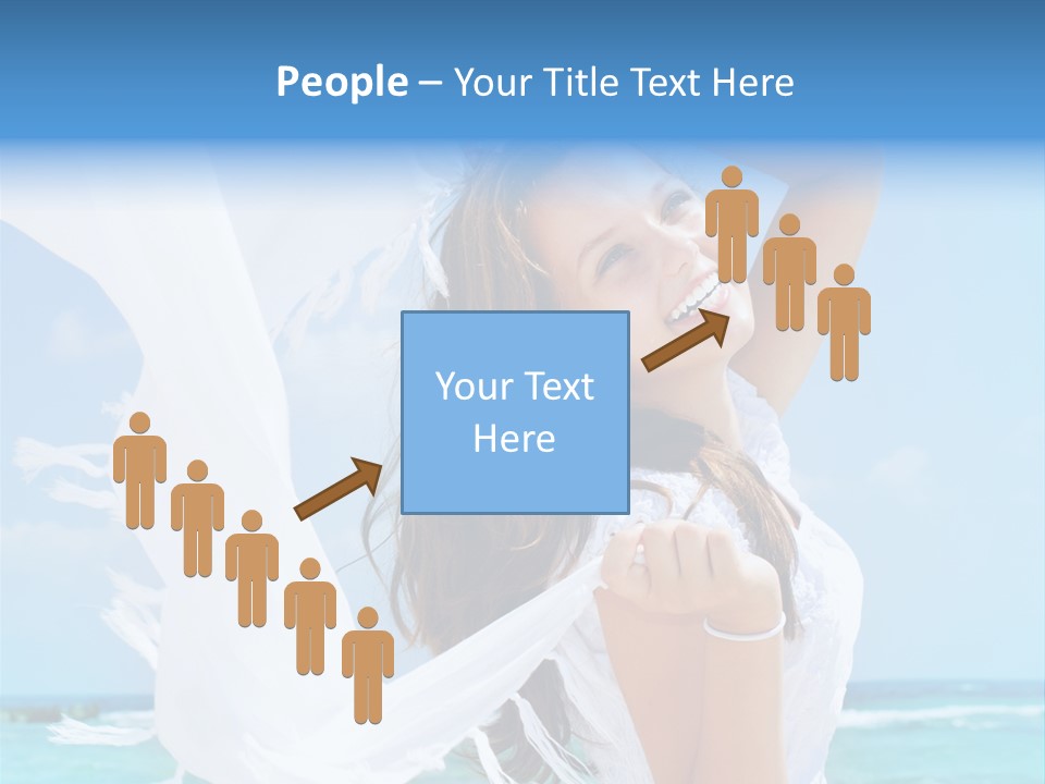 Beautiful Happy Sand PowerPoint Template