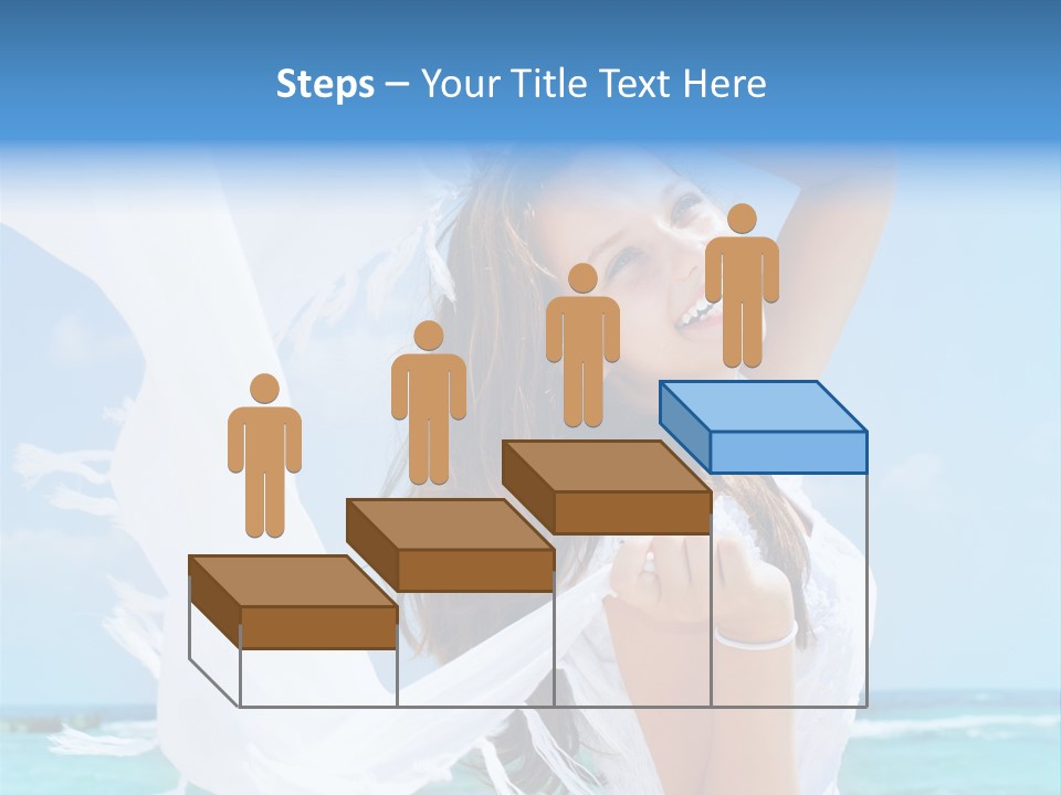 Beautiful Happy Sand PowerPoint Template