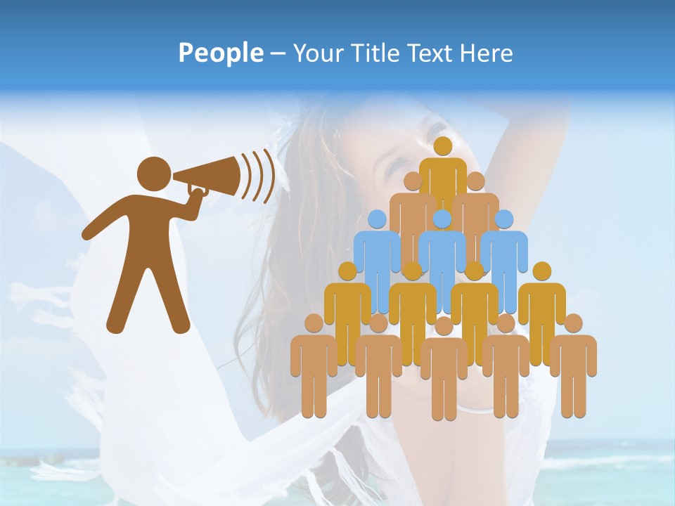 Beautiful Happy Sand PowerPoint Template