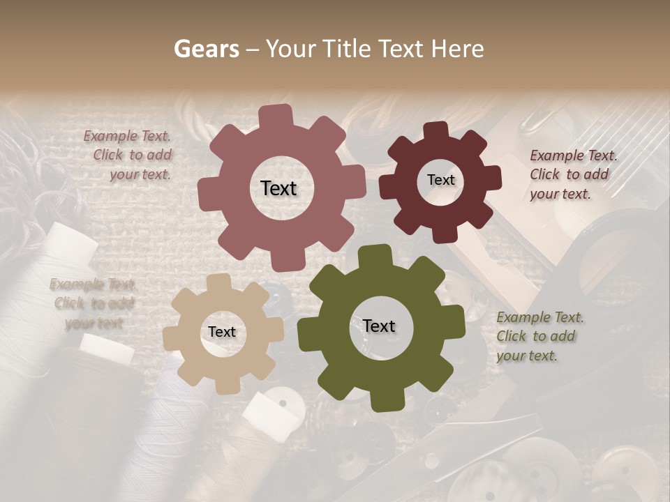 Cotton Pink Blades PowerPoint Template