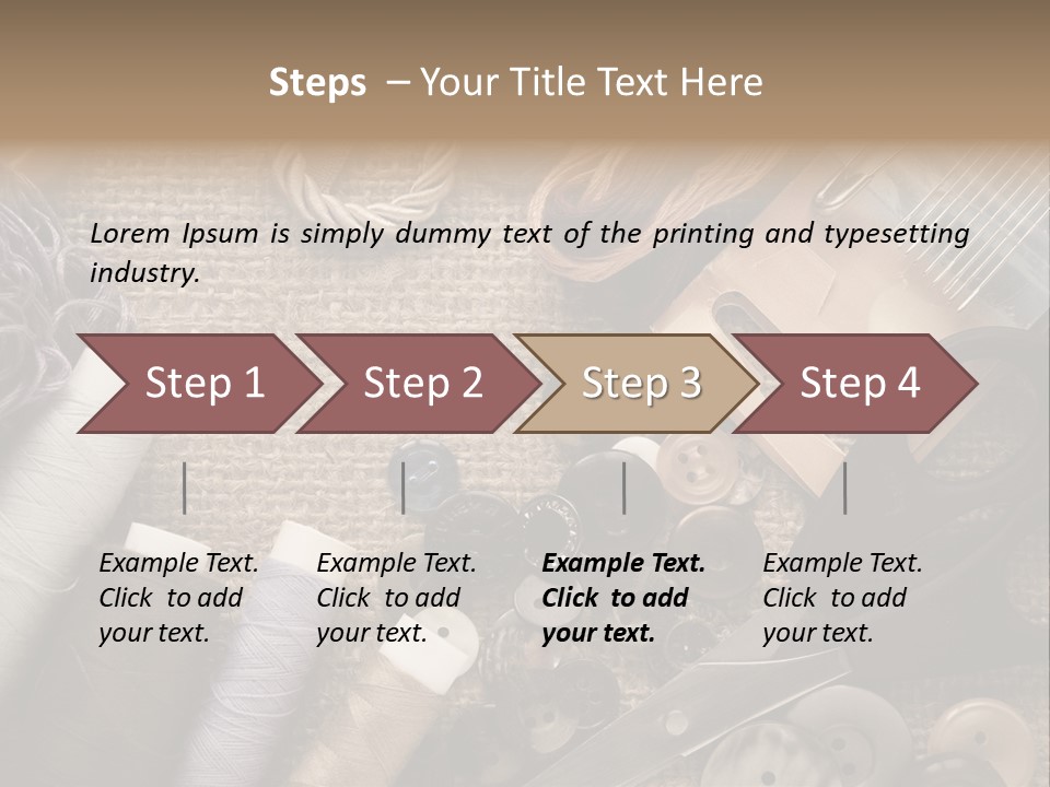 Cotton Pink Blades PowerPoint Template