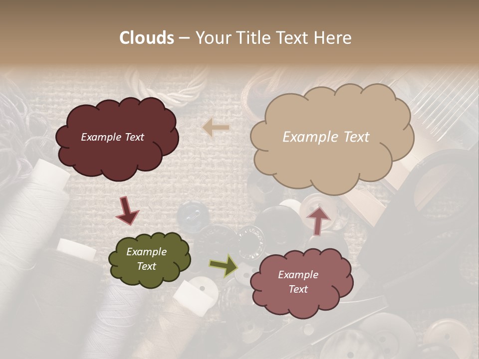 Cotton Pink Blades PowerPoint Template