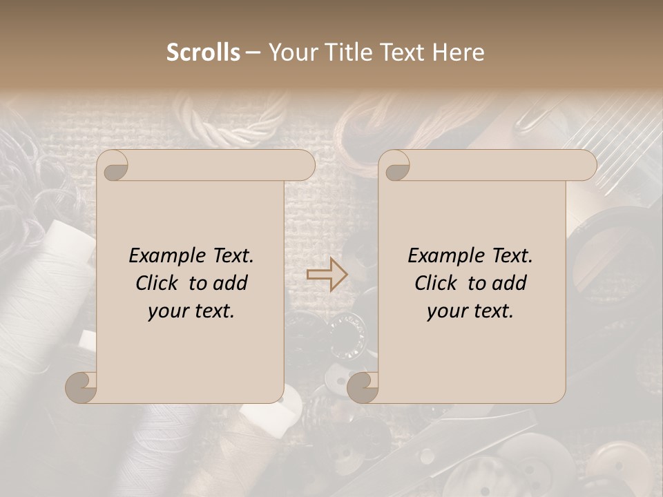 Cotton Pink Blades PowerPoint Template