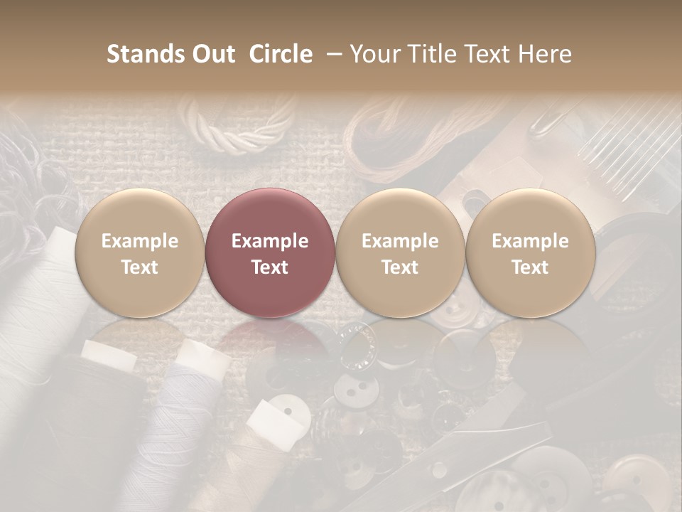 Cotton Pink Blades PowerPoint Template