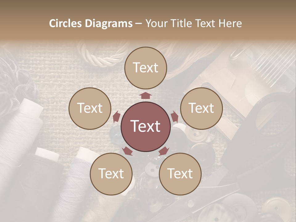 Cotton Pink Blades PowerPoint Template