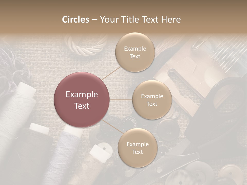 Cotton Pink Blades PowerPoint Template