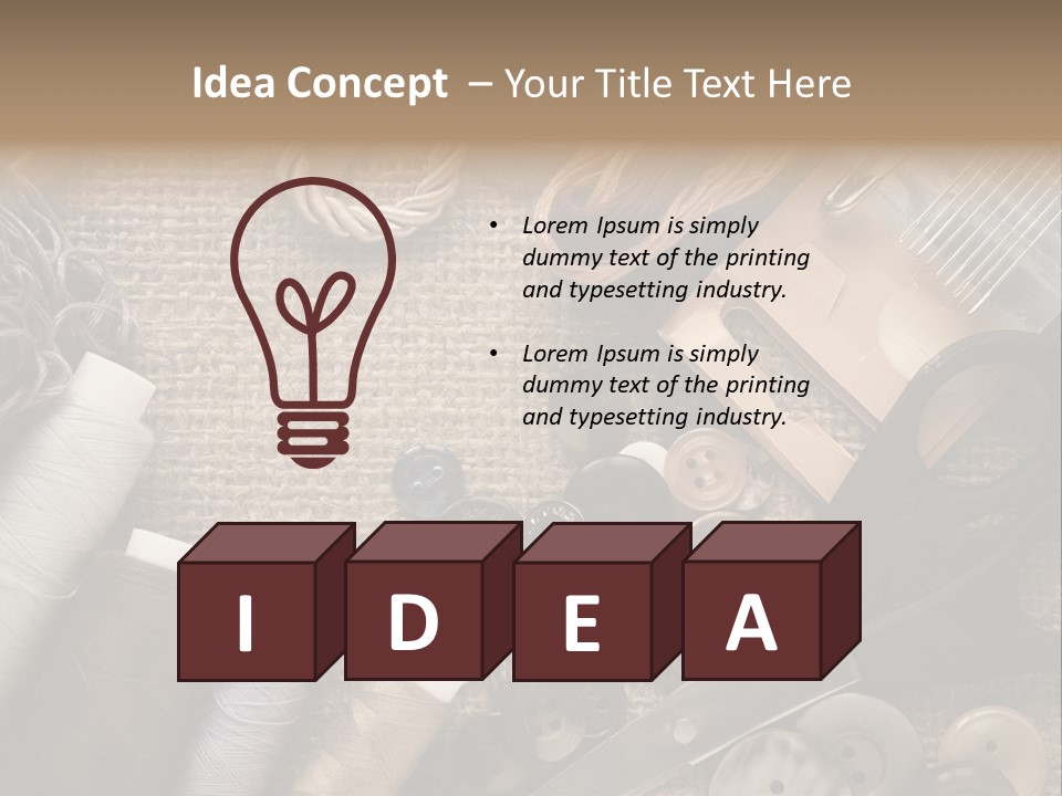 Cotton Pink Blades PowerPoint Template