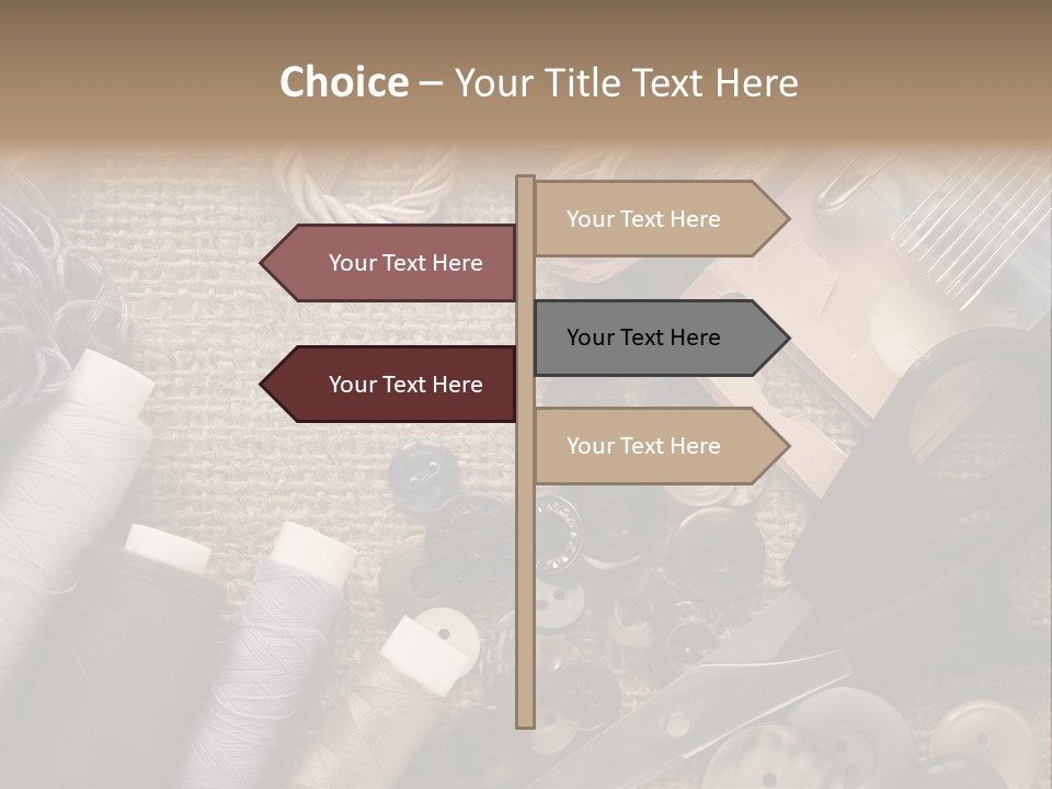 Cotton Pink Blades PowerPoint Template