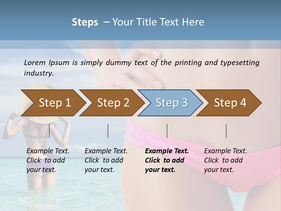 Water Healthy Idyllic PowerPoint Template