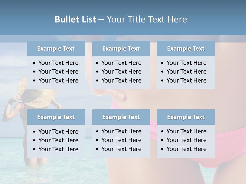 Water Healthy Idyllic PowerPoint Template