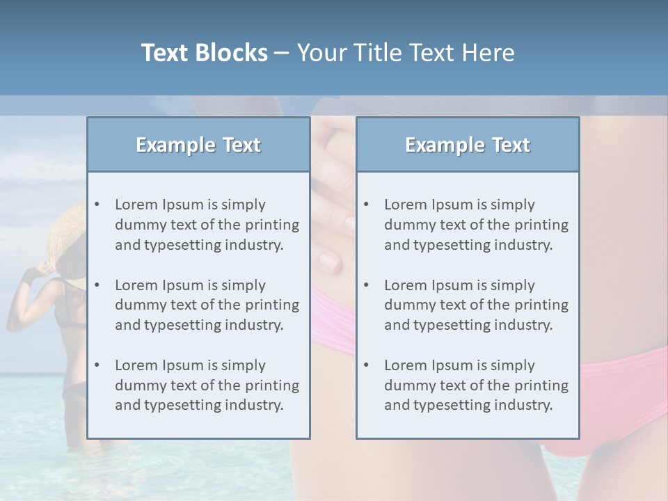 Water Healthy Idyllic PowerPoint Template
