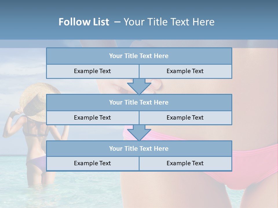 Water Healthy Idyllic PowerPoint Template