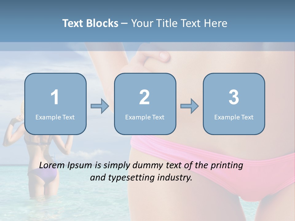 Water Healthy Idyllic PowerPoint Template