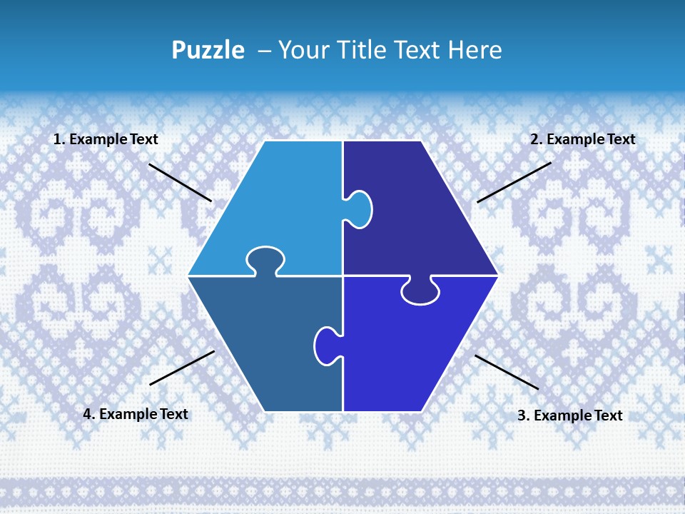 Traditional Conceptual Lappet PowerPoint Template