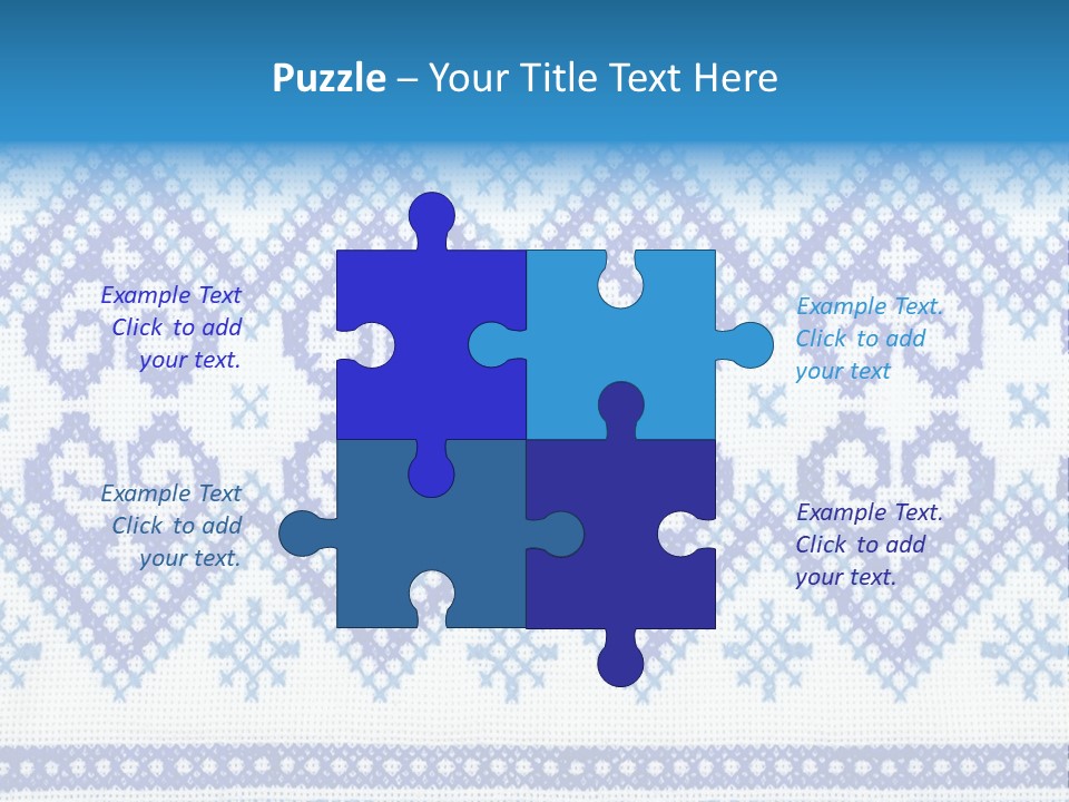 Traditional Conceptual Lappet PowerPoint Template