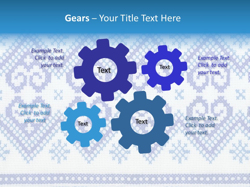 Traditional Conceptual Lappet PowerPoint Template