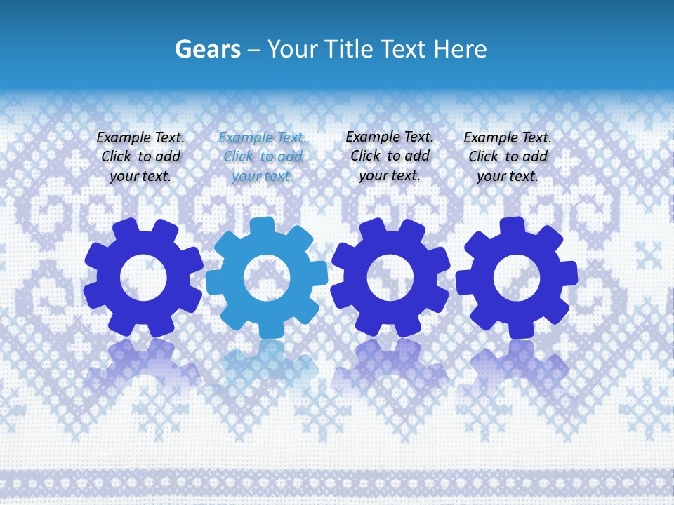 Traditional Conceptual Lappet PowerPoint Template